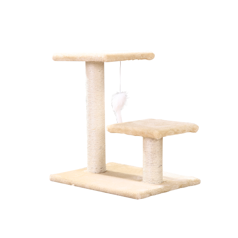 猫咪用品猫树一体剑麻柱猫爬架猫抓板四季通用猫玩具猫跳台猫抓柱高清大图