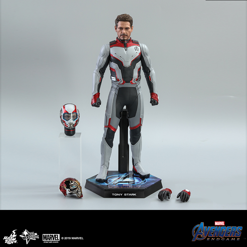 HotToys复联4托尼(复仇者团队服装)1:6比例珍藏人偶高清大图