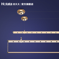 好太太(Hotata) GW-6601D 手摇式晾衣架 升降晾衣架阳台 加厚双杆式三杆 自动晾衣晒架