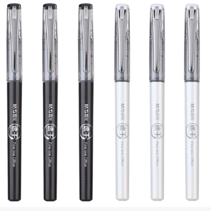 晨光(M&G) ARP50904 直液式笔 0.38mm 黑色 12支/盒高清大图
