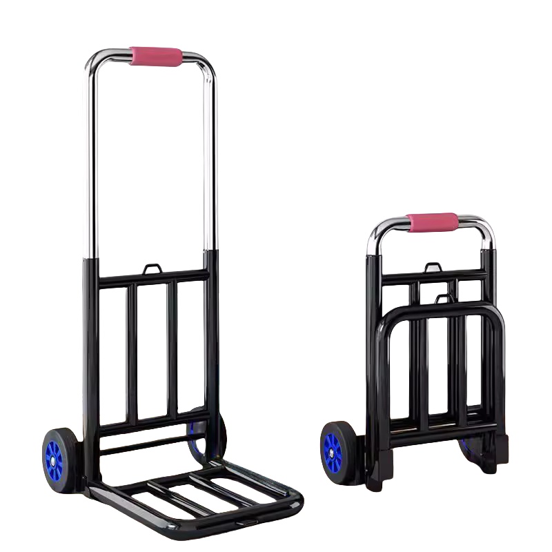 永满铁运 折叠手拉车 拉杆搬运车 34*56*115cm 个高清大图