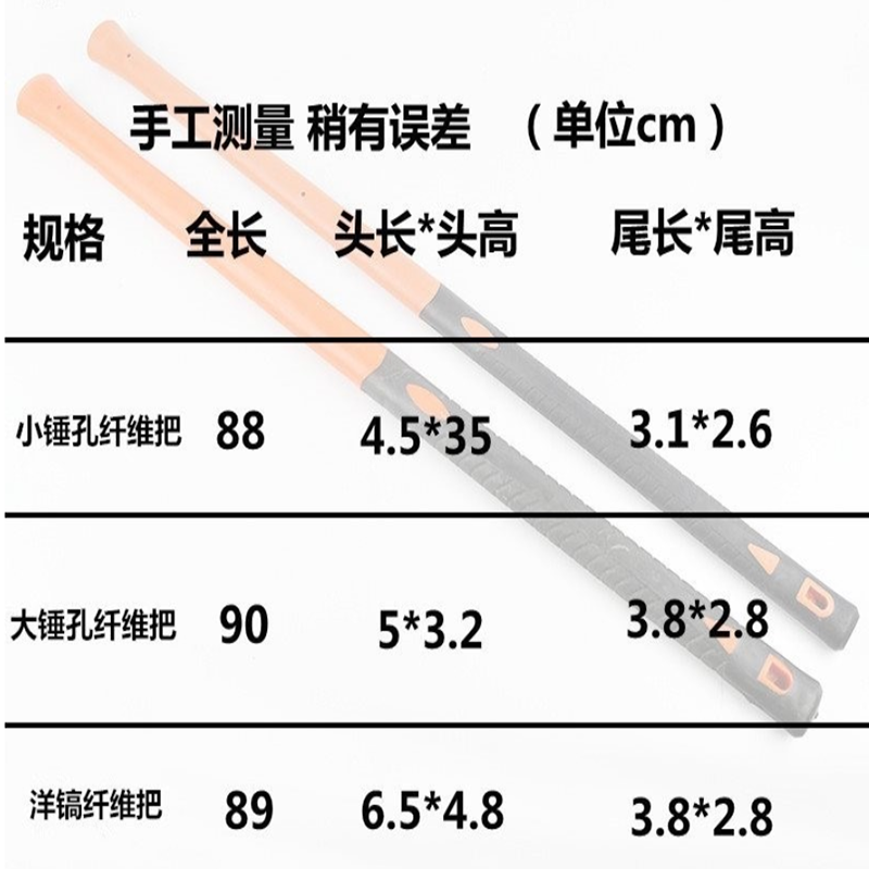 纤维防滑柄 大锤孔