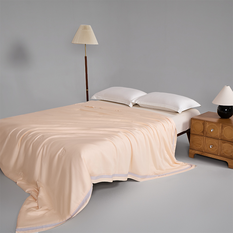 無印良品 莫代尔蚕丝棉夏被MJ-B26-25 200*230CM 条高清大图