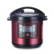 商用电压力锅8l/12l/15l/26l/33l40l/大容量高压锅饭煲双 10L酒红色双胆蒸格+插座+密封圈一键排气款