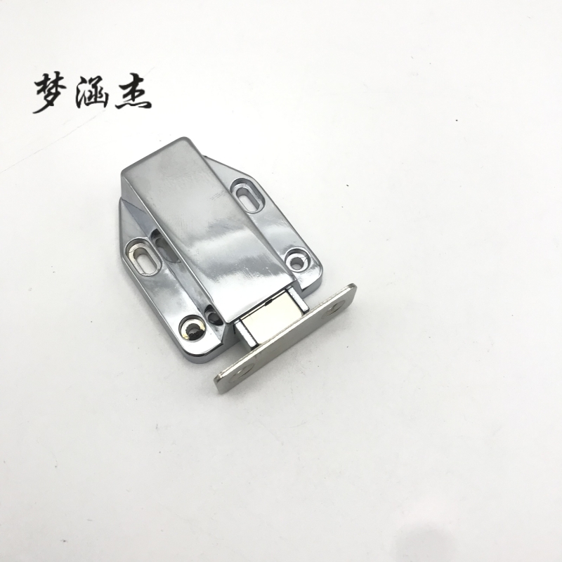 梦涵杰锌合金柜门反弹器金属门吸门碰 只