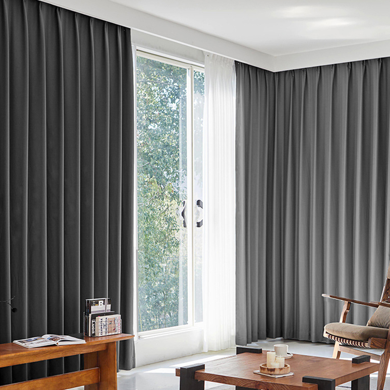 衡欢(HENGHUAN)全遮光加厚棉麻现代窗帘 RZ-CL17/每米单价高清大图