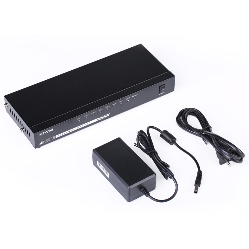 迈拓维矩MT-SP148 hdmi分配器1进8出3D高清4K 60hz音视频一分八分频共享器hdmi2.0版高清大图