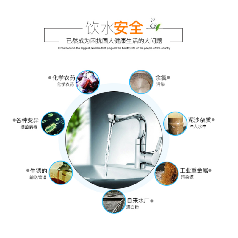 J小熊(bear) 净水器滤芯 (2个装) 净水器直饮机滤芯净水器M6PP棉滤芯