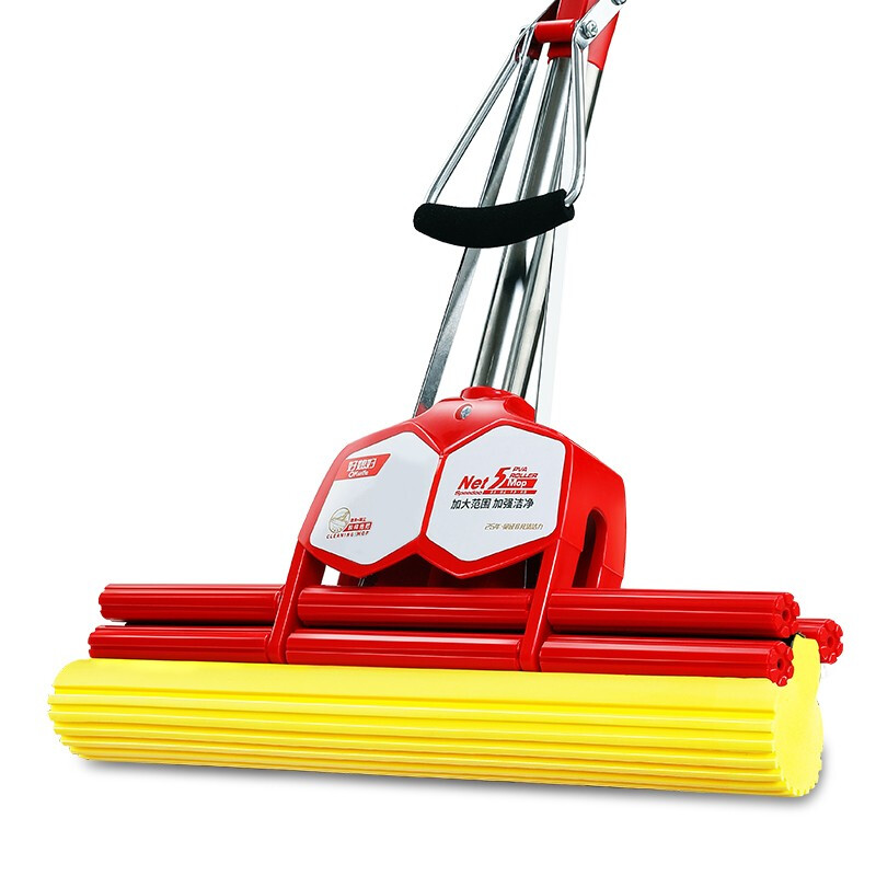 好媳妇38CM三节伸缩杆胶棉拖AGW-4842随机颜色