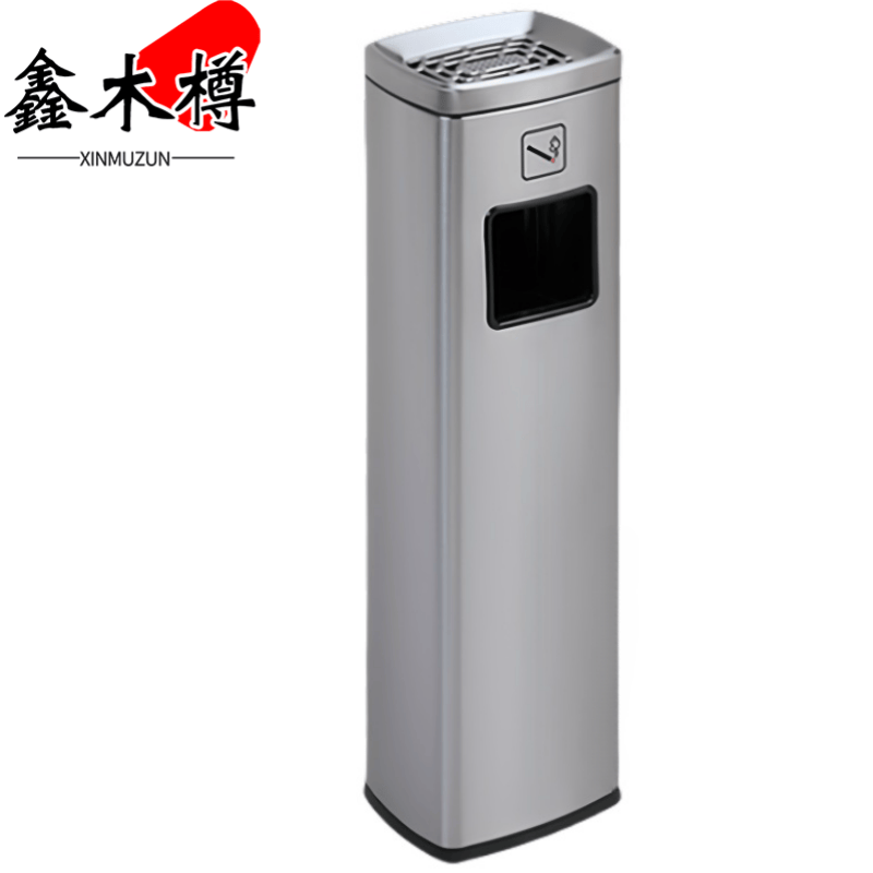 鑫木樽垃圾桶矮款个高清大图