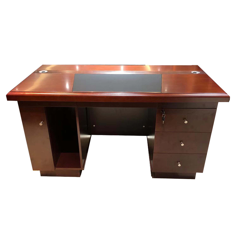 巴洛卡油漆办公桌1.6米班台桌电脑桌单人位职员桌