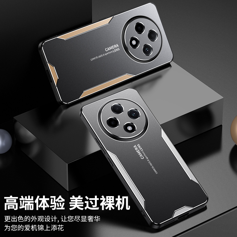 圣幻 适用于oppo a3刀锋手机壳荣耀oppo a3pro磨砂金属背板防摔oppo a3活力板外壳轻薄保护套外壳