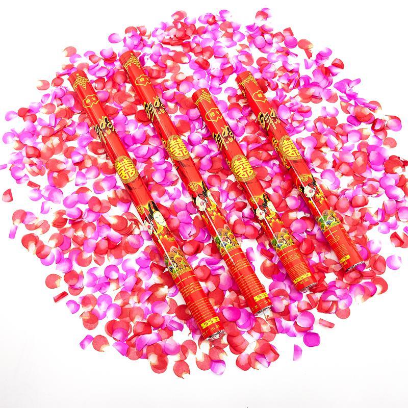 婚庆结婚用品大全礼炮彩带礼花筒开工大吉开业手持婚礼彩花喷筒参数