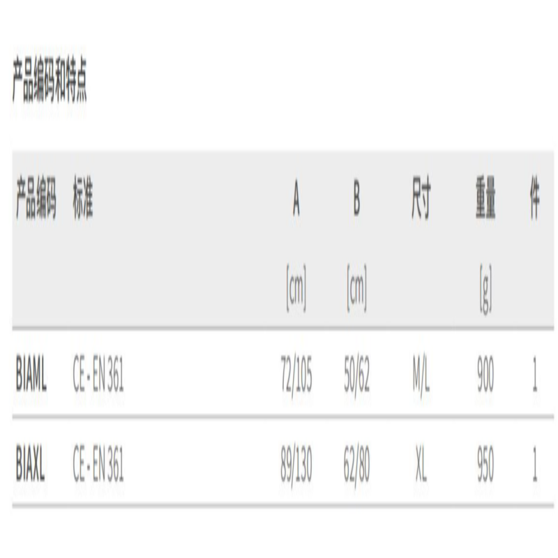 加安和诺全身安全带Climber-BIA高清大图