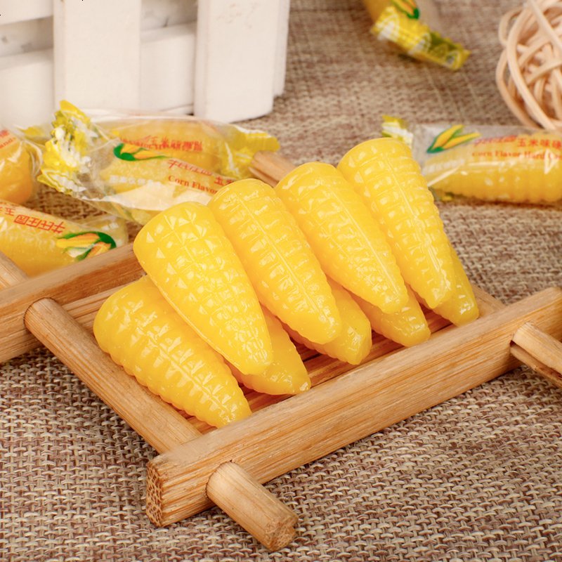 玉米糖软糖装水果糖玉米糖硬糖特产儿时食结婚喜糖糖果 玉米软糖500g