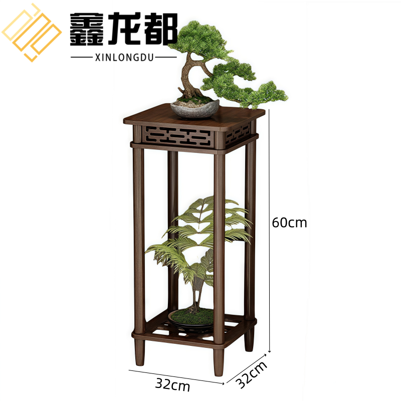 鑫龙都花架置物架 花架60cm个 32cm宽