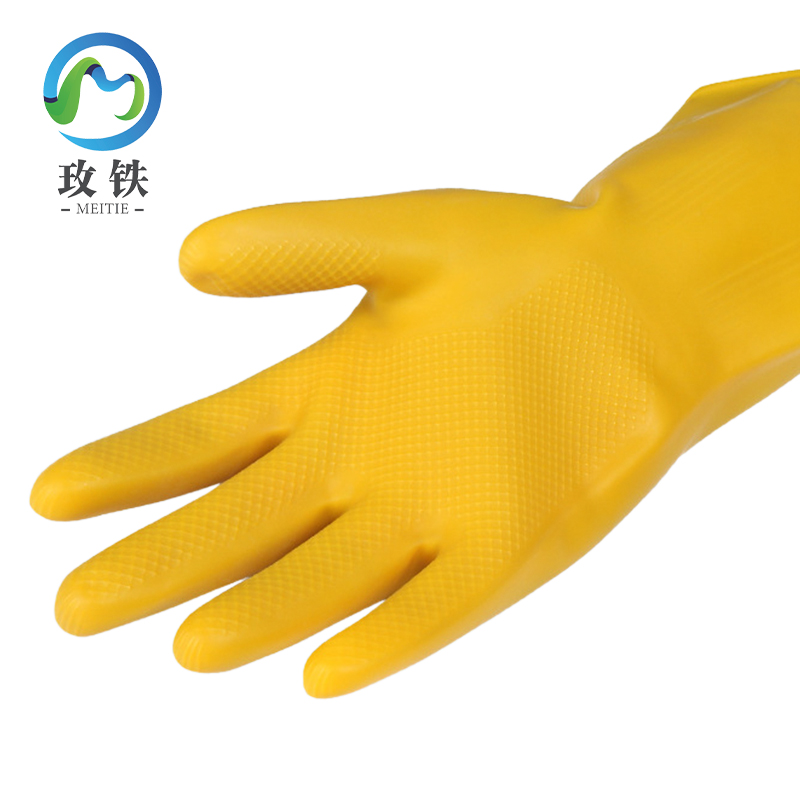 玫铁 橡胶手套 M码 双高清大图