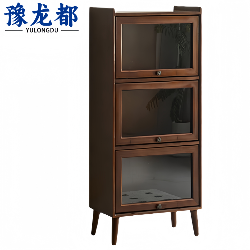 豫龙都 实木书柜 70*40*131cm 个高清大图
