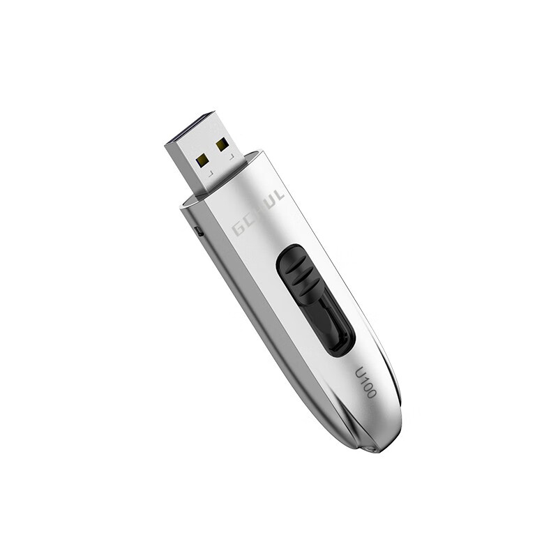 杰储(GCHUL) U100 深空系列 128G USB3.2 超高速固态闪存U盘/优盘 (计价单位:个) 银色高清大图