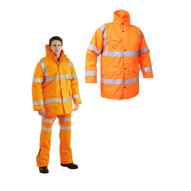 博迪嘉 常规荧光防风防雨外套 GN110B 荧光橘红色 S码 货期7天