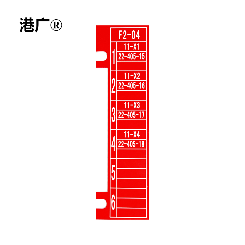 分线盘铭牌(20x90mm 树脂 塑料)1个高清大图