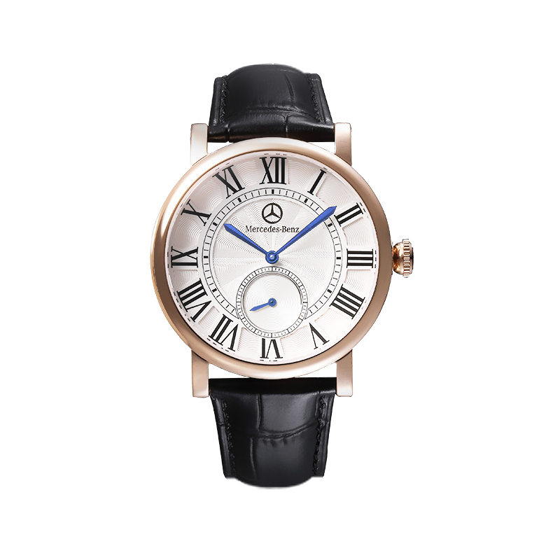 梅赛德斯奔驰mercedesbenz商务男女真皮石英表