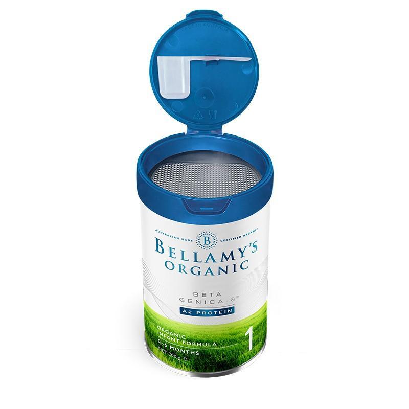 [有效期2026年10月后]澳洲贝拉米Bellamy’s白金版A2有机奶粉1段800g/罐0-6月富含营养有机婴儿奶粉