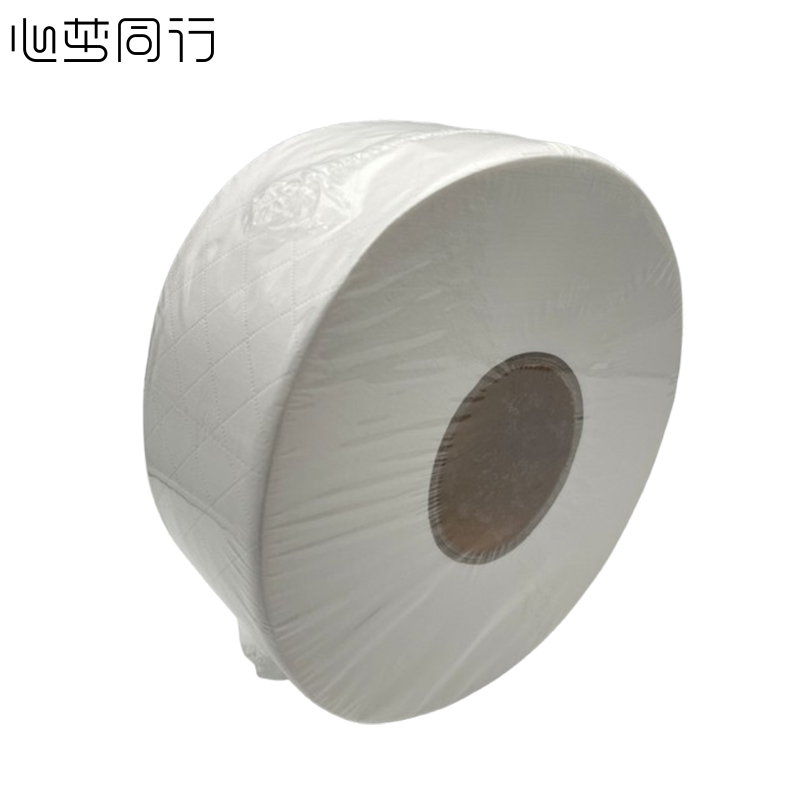 心梦同行 商用大盘卷纸加厚厕纸卷筒卫生纸 3159/600g*16卷/ 箱高清大图