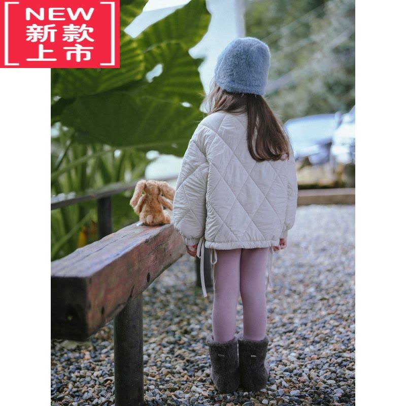 可莉允 女童冬季外套2022新款保暖儿童时髦可爱棉袄宝宝丝绵棉服图片