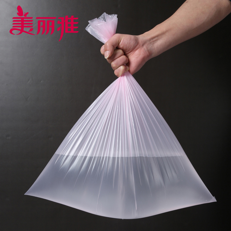 美丽雅垃圾袋厚实强韧型大号50*60cm*20只*3卷(新旧包装随机)