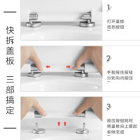 箭牌（ARROW）马桶坑距升级加厚快拆盖板座便器 喷射虹吸式地排大尺寸马桶 400坑距