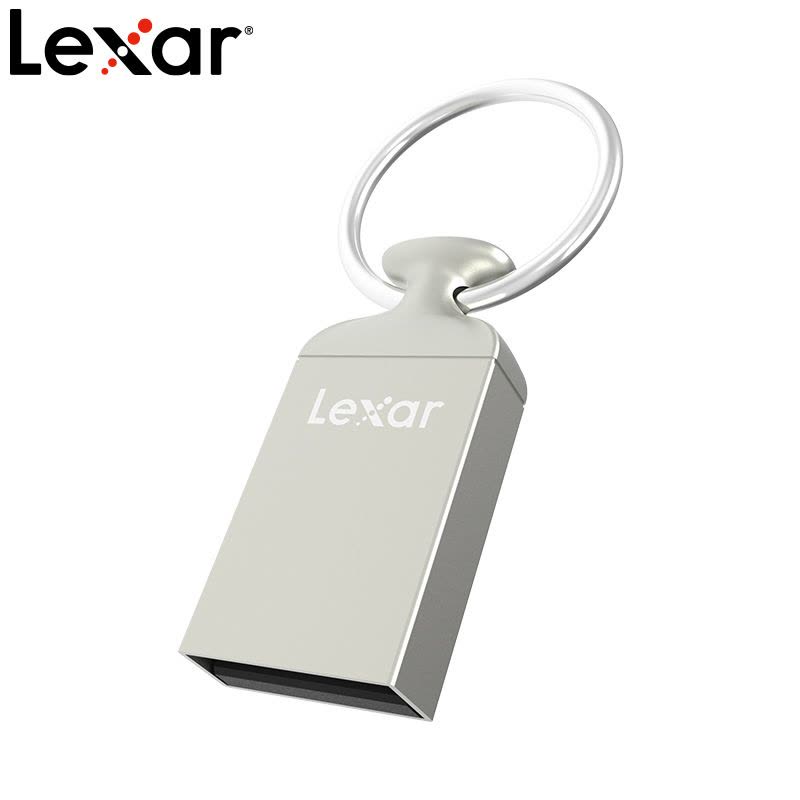 雷克沙(Lexar)M22 U盘 16GB USB2.0电脑车载迷你优盘闪存盘 金属外壳 银色图片