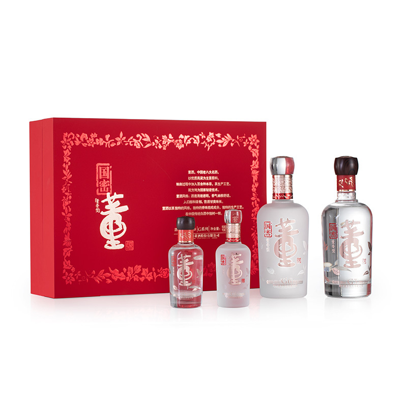 董酒国密G 54度500ml*2|100ml*2礼盒装董香型纯粮固态高度白酒