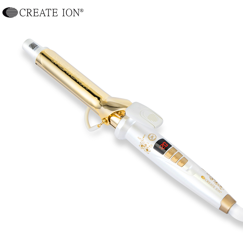 CREATE ION创离子 日本宫村浩气电卷发棒 卷发器 卷发直发蛋卷棒负离子卷发神器 黄金二代樱花定制版26mm