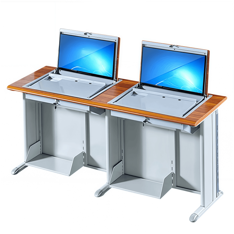 鑫木樽翻转电脑桌160cm张高清大图