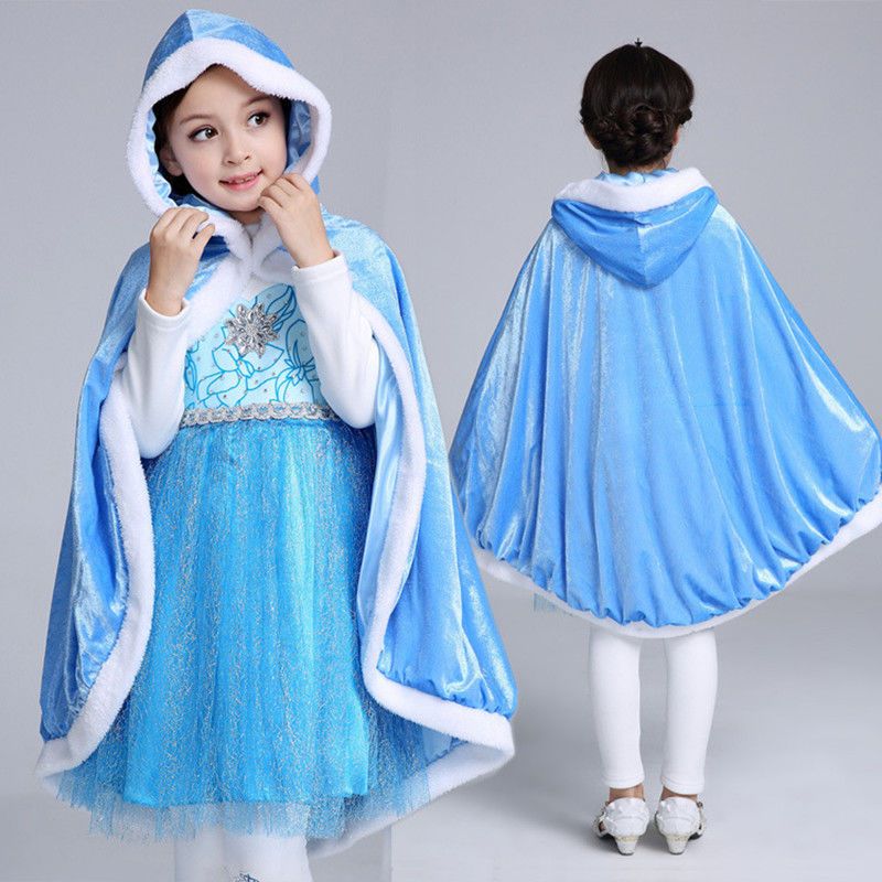 儿童服装冰雪奇缘艾莎公主披风斗篷披肩女童演出服爱莎披肩
