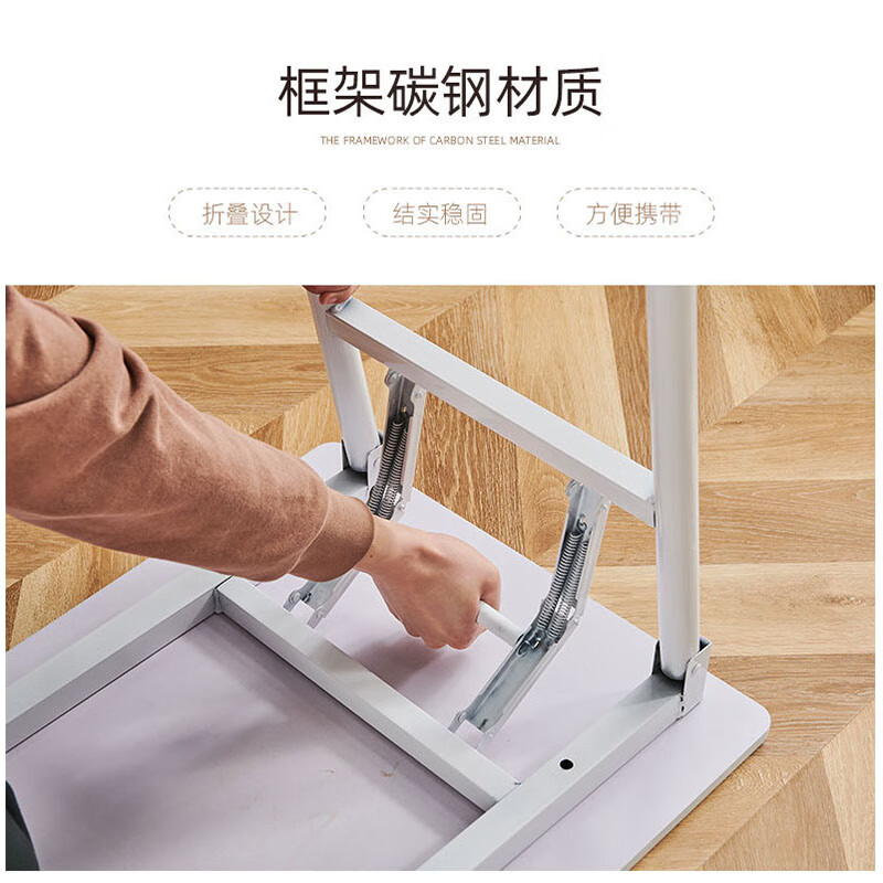 戴劲办公桌员工工位办公桌工作室长条桌学生桌单人长条桌1.2*40单高清大图