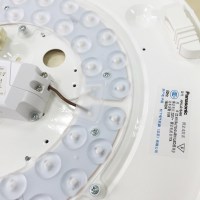 松下(Panasonic) 照明金边银边LED圆形卧室吸顶灯现代简约餐厅书房客厅灯饰灯具 花纹19W适合6-10平方