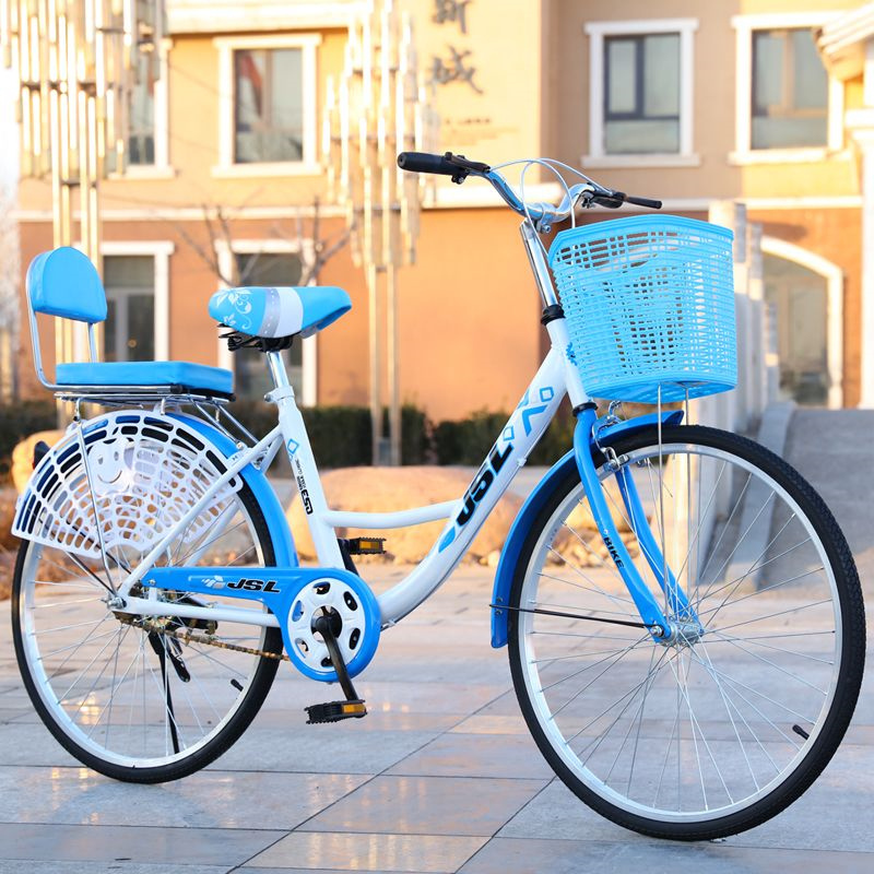 成人24寸26寸老式自行车女式单车男女士轻便车复古学生通勤休闲车