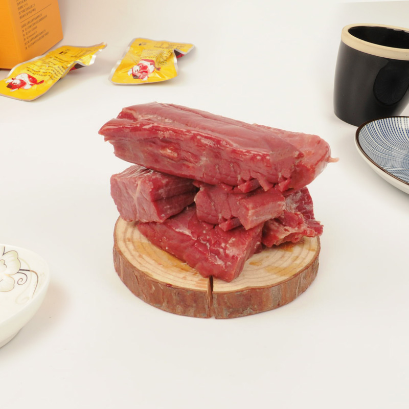 平遥牛肉 冠豪手撕牛肉500g 原味长条小包装 散装口口香休闲健身零食 山西特产牛肉粒高清大图