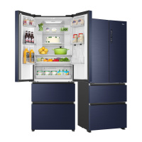 海尔(Haier)431升法式多门冰箱 阻氧干湿分储 母婴变温空间 家用电冰箱BCD-431WGHFD58B9U1