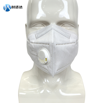 耐适达 KN95耳挂式带阀折叠防尘口罩 803V/只