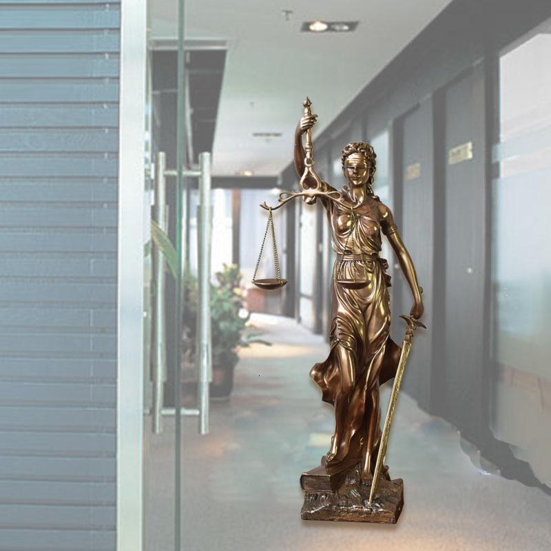 正义公平公正女神塑像司法院律师事务所天平装饰品法律摆件31cm摆件一