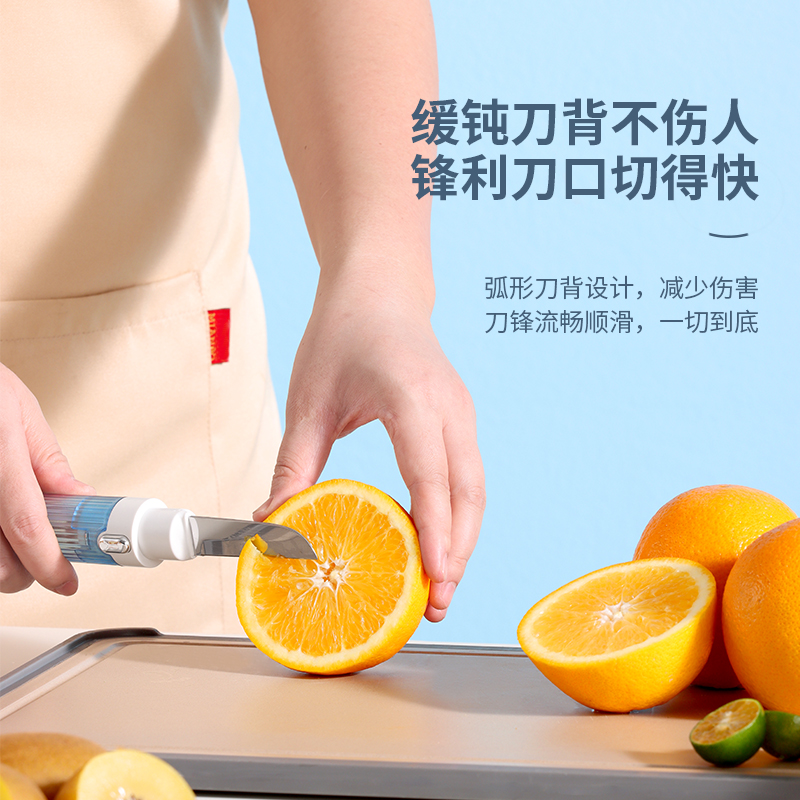 利仁(Liven)[削切二合一]可视款SGD-2023削皮刀 户外便携易收纳多功能家用双头二合一刮皮器去皮器高清大图