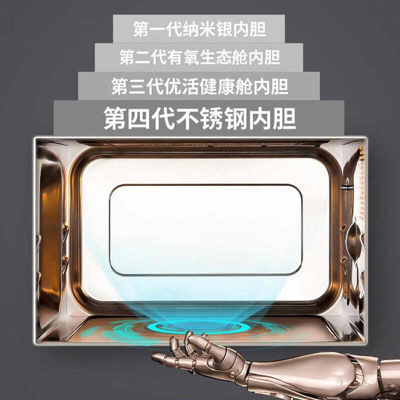 格兰仕(Galanz)微波炉烤箱一体机变频智能微蒸烤一体机光波炉G90F23CSXLV-R6A(B0) 23L高清大图