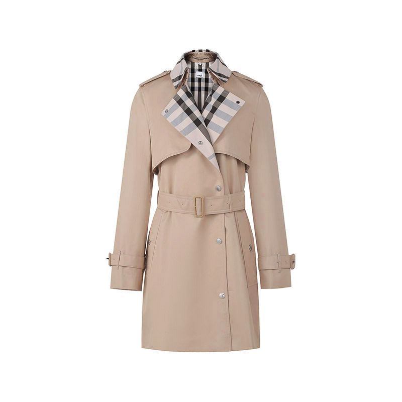 博柏利巴宝莉burberry女款棉质trench风衣外套80540271视频