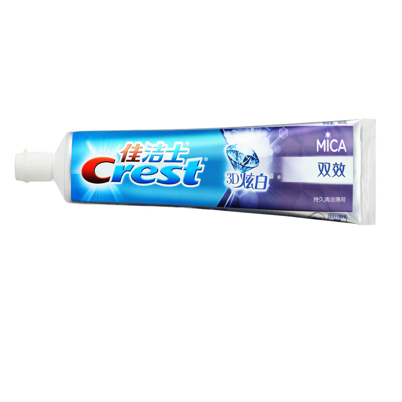 佳洁士(Crest) 3D炫白双效牙膏180g 单支 zc
