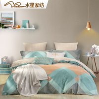 水星家纺纯棉四件套1.8双人床全棉磨毛秋冬加厚保暖床品瑞思哲