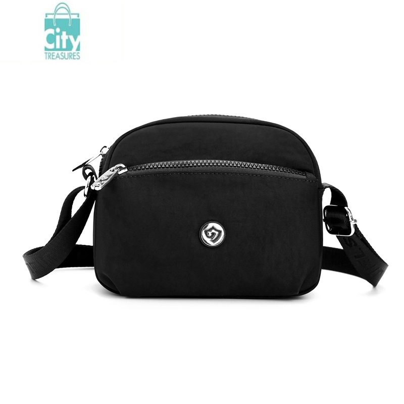 bangdou牛津布包包时尚小巧斜挎包简约休闲多层女小包2024新款单肩