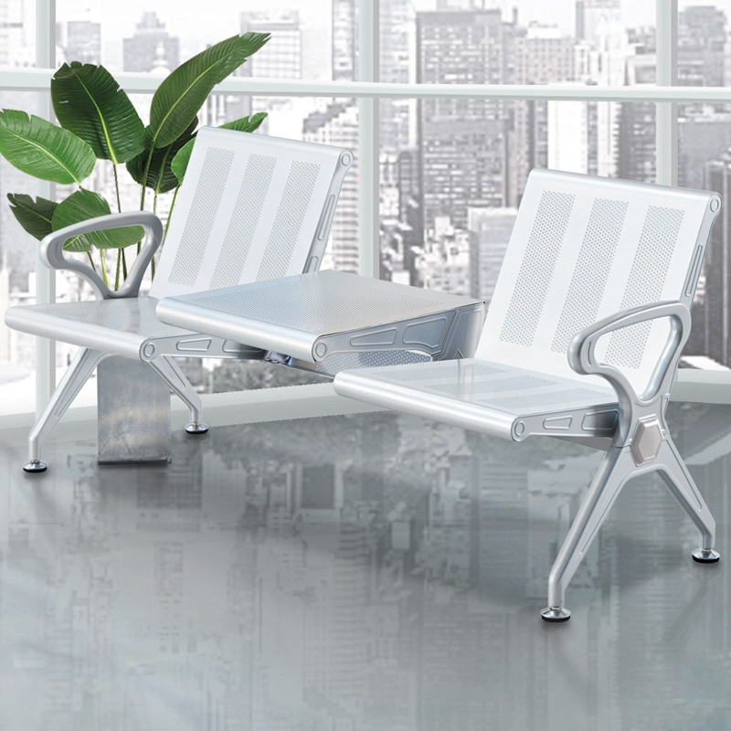 中豫鑫泽 ZYXZ5021041 连排椅机场椅公共座椅长椅等候椅 加厚款二人位加茶几高清大图